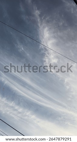 cloud blue in the sky