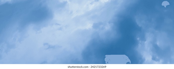 Cloud In The Blue Sky Background