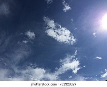 cloud in the clearly blue sky.