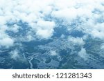 cloud - cloudy - clouds -  sky - sky cloud - cloud - land - top view