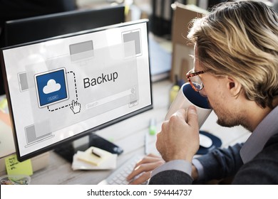 Cloud Computing Back Up Download Network