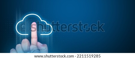 Cloud computing bio metric technology fingerprint sensor for data uploading in to cloud innovation
