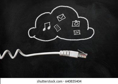 Cloud Computing Concept on Blackboard - Powered by Shutterstock - Get 15% off with code: PIKWIZARD15