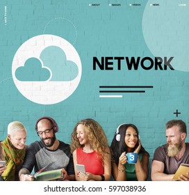 Cloud Computing Data Icon Sign 