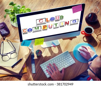 Cloud Computing Database Server Network Concept