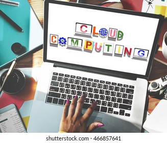 Cloud Computing Database Server Network Concept