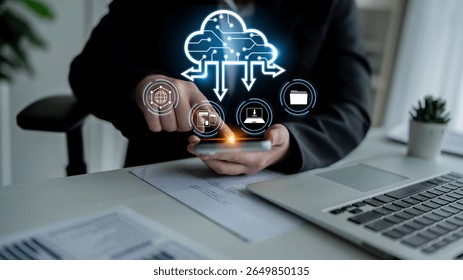 Cloud computing enables digital growth with secure data storage, scalable infrastructure, and strategic cloud-based business solutions. Latch