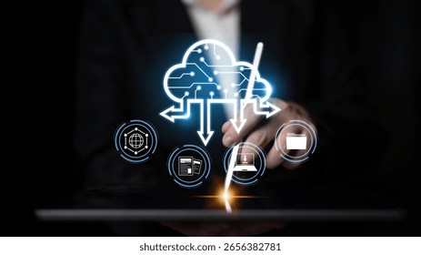 Cloud computing enables digital growth with secure data storage, scalable infrastructure, and strategic cloud-based business solutions. Latch