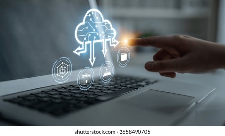 Cloud computing enables digital growth with secure data storage, scalable infrastructure, and strategic cloud-based business solutions. Latch