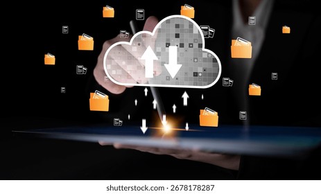 Cloud computing enables digital growth with secure data storage, scalable infrastructure, and strategic cloud-based business solutions. Latch - Powered by Shutterstock - Get 15% off with code: PIKWIZARD15