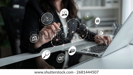 Cloud computing enables cloud, service, and network integration for digital transformation, data access, and scalable platform connectivity Latch