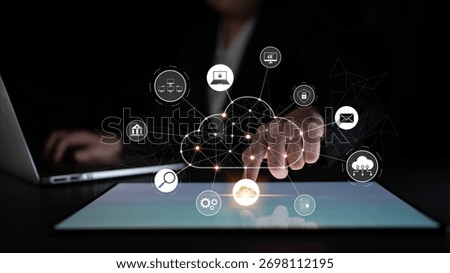 Cloud computing enables cloud, service, and network integration for digital transformation, data access, and scalable platform connectivity Latch