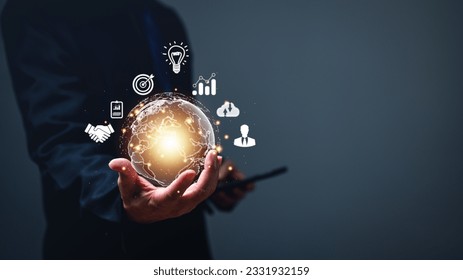 Cloud computing has improved the interaction and achievement of businesspersons worldwide by providing advanced administration solutions that answer the needs of enterprises across the globe. - Shutterstock ID 2331932159