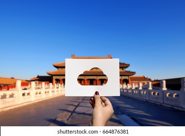 Cloud computing network connection perforated paper