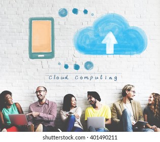 Cloud Computing Network Storage Online Concept