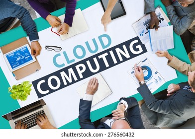 Cloud Computing Online Internet Sharing Storage Concept