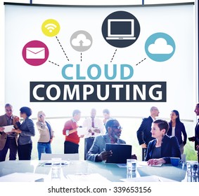 Cloud Computing Online Internet Sharing Storage Concept