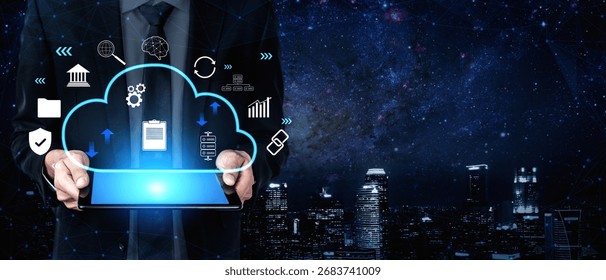 A cloud computing platform for enterprise business solutions. A central system for data storage, security, processing, and application hosting. Motif