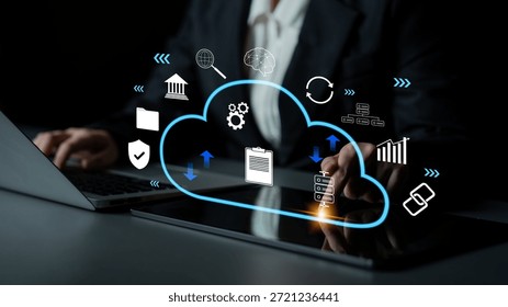 A cloud computing platform for enterprise business solutions. A central system for data storage, security, processing, and application hosting. Motif