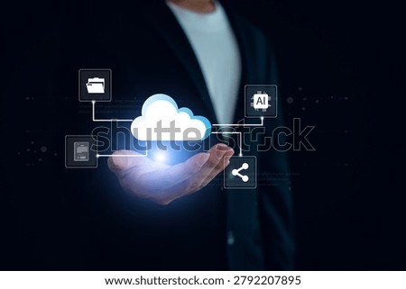 Cloud computing platform integrating AI, document management, secure file sharing, data storage, digital collaboration, and enterprise connectivity for modern business operations.