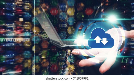 Cloud Computing service, Cloud application manage file sharing in data center for network security computer