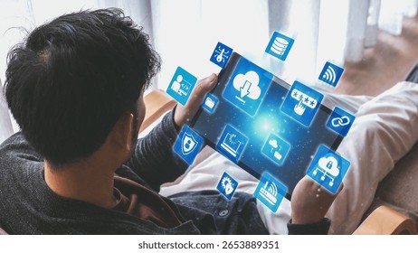 Cloud computing, cloud strategy, and cloud technology transforming digital infrastructure with scalable services, secure data storage, and cloud-based digital business solutions. Spire