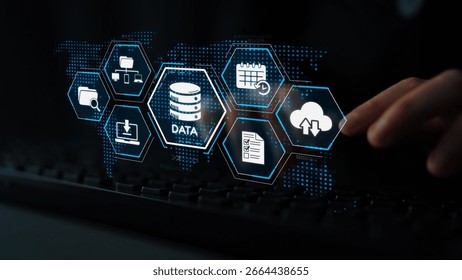 Cloud computing, cloud strategy, and cloud technology transforming digital infrastructure with scalable services, secure data storage, and cloud-based digital business solutions. Muxer