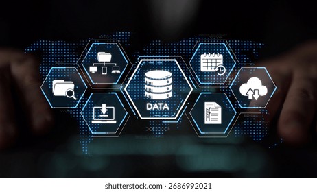 Cloud computing, cloud strategy, and cloud technology transforming digital infrastructure with scalable services, secure data storage, and cloud-based digital business solutions. Muxer