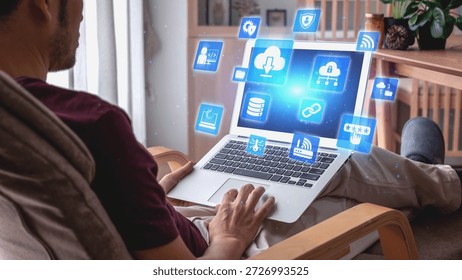 Cloud computing, cloud strategy, and cloud technology transforming digital infrastructure with scalable services, secure data storage, and cloud-based digital business solutions. Spire