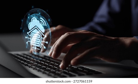 Cloud computing, cloud strategy, and cloud technology transforming digital infrastructure with scalable services, secure data storage, and cloud-based digital business solutions. Muxer