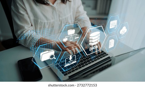 Cloud computing, cloud strategy, and cloud technology transforming digital infrastructure with scalable services, secure data storage, and cloud-based digital business solutions. Muxer