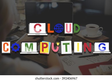 Cloud Computing Technology Online Concept