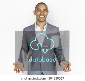 Cloud Computing Upload Download Icon Sign