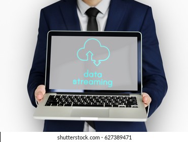 Cloud Computing Upload Download Icon Sign