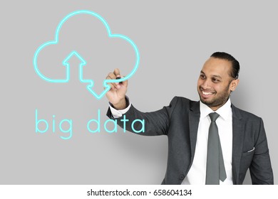 Cloud Computing Upload Download Icon Sign