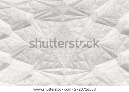 Cloud dancer color marble background highlighting the color of the year 2026. color of 2026 year Cloud Dancer lofty serene balancing shade of white for home interior decor fashion design wall paint.Marble engraved ceiling.Grand elegant Palatial ceiling design