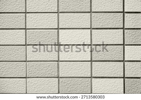 Cloud Dancer colored Brick wall texture. Monochrome texture 2026. Color of the year