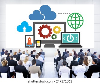 Cloud Data Storage Database Online Technology Concept