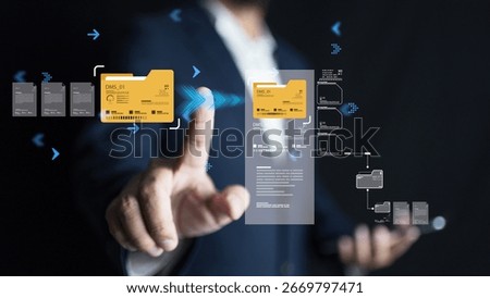 Cloud database system enables efficient data transfer, secure document backup, and smooth migration with integrated folder sharing, archive management, and AI-enabled infrastructure
