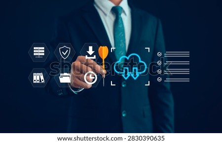 Cloud document management with secure file storage, cloud synchronization, digital workflow, data backup, enterprise collaboration, document organization, automation and business productivity.