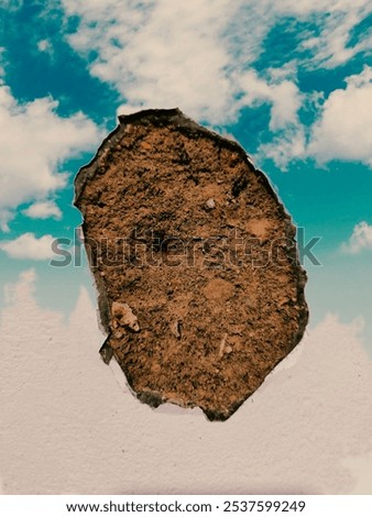 Similar – Image, Stock Photo Clouds behind a dirty window