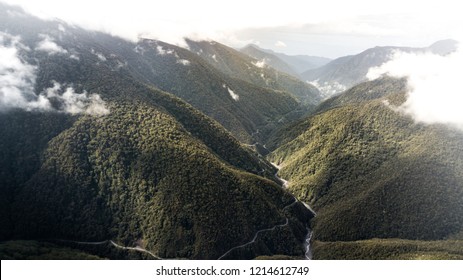 Cloud Forest Above The Amazon Rainforest In Peru.