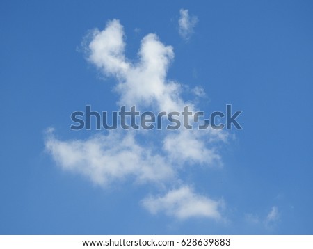 Cloud formation.