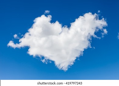Cloud in heart shape