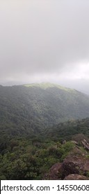 Cloud meets the mountain valley 