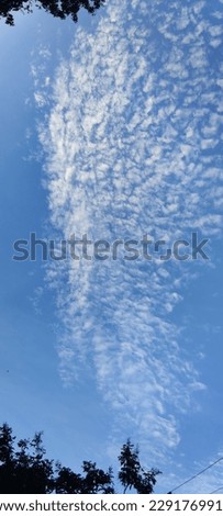 cloud of the monring view