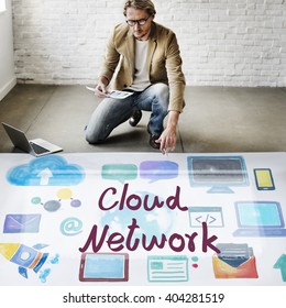 Cloud Network Computing Digital Information Concept