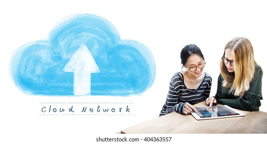 Cloud Network Connecting Technology Internet Online Concept
