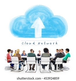 Cloud Network Connecting Technology Internet Online Concept