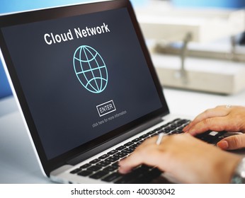 Cloud Network Connection Networking Technology Concept